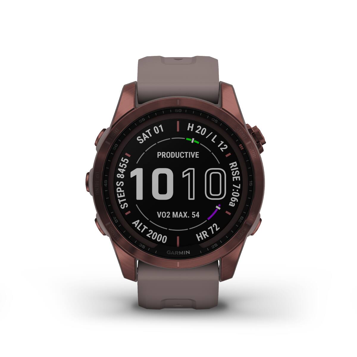 Garmin Fenix 7S GPS Outdoor Fitness Smartwatch with Silicone Band